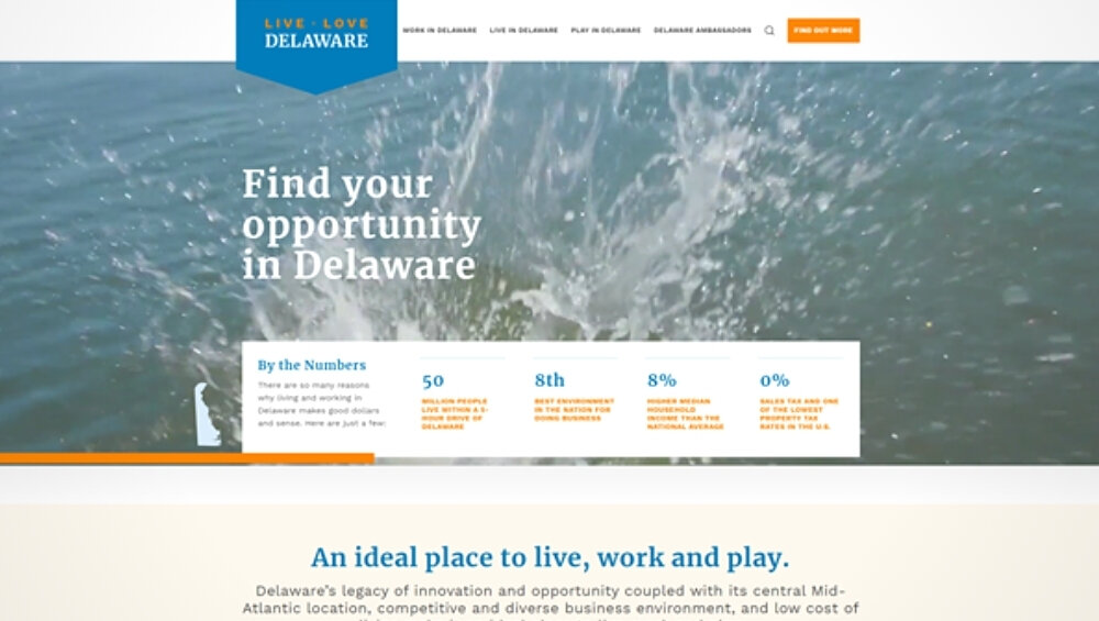 livelovedelaware new website